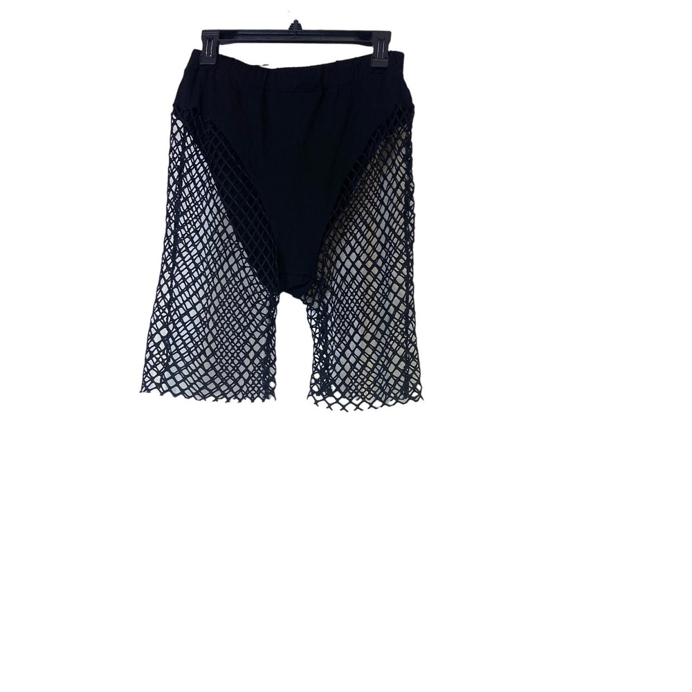 SHEIN Sxy high‎ waisted fishnet shorts